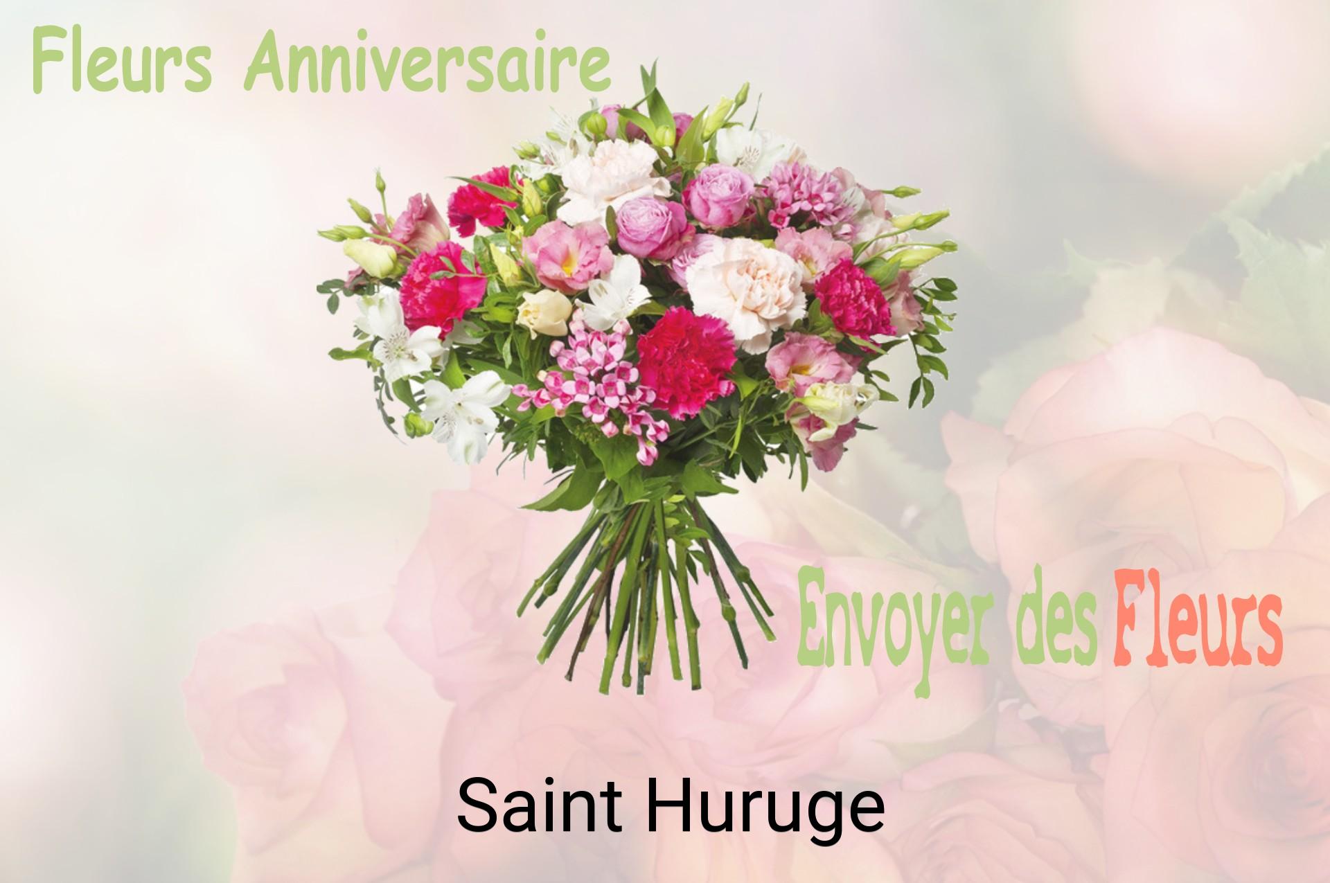 Bouquet de fleurs d’anniversaire livré à Saint-Huruge