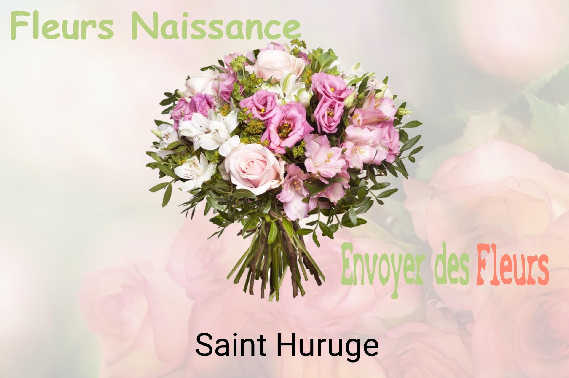 Bouquet de fleurs de naissance livré à Saint-Huruge